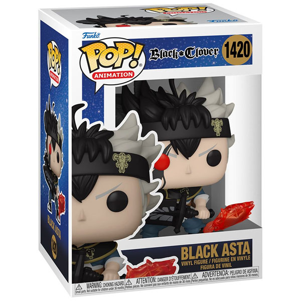 Funko POP #1420 Black Clover Black Asta Figure